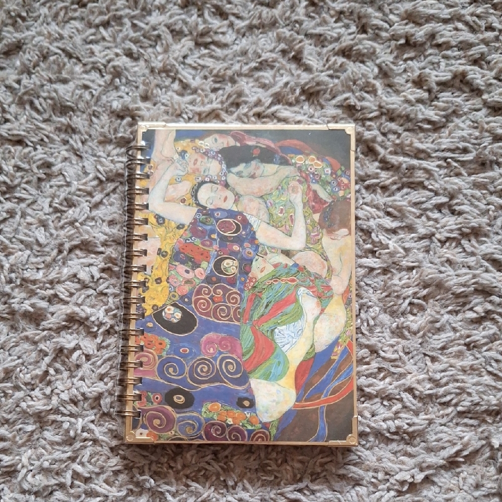 Artistic Spiral Notebook with Colorful Cover